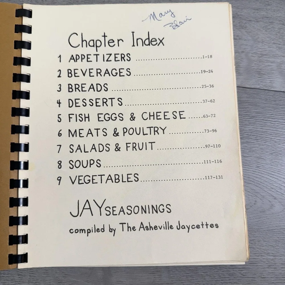 Vintage North Carolina Community Cookbooks Lot 6 Weeksville Jay Wesleyan Scouts
